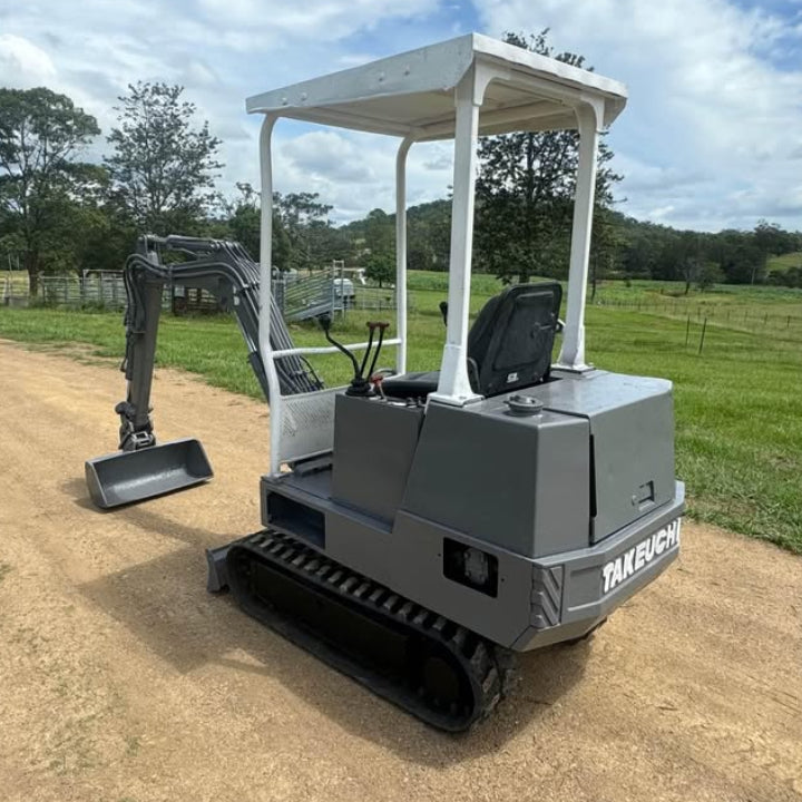 Takeuchi 1.5T Excavator and 3T Trailer