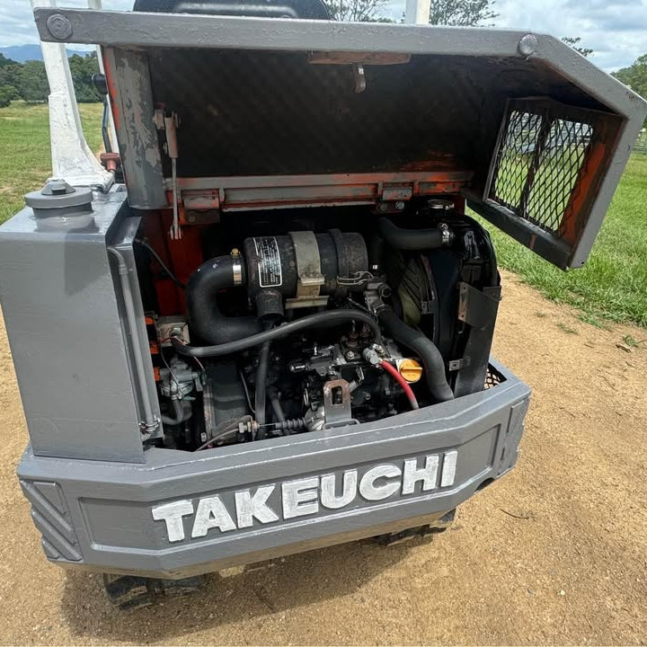 Takeuchi 1.5T Excavator and 3T Trailer